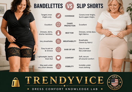 Bandelettes vs Slip Shorts: Which Is Better for Thigh Chafing? - Trendy Vice