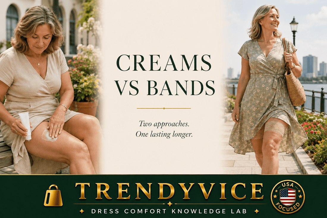 Creams vs Bands for Thigh Chafing - Trendy Vice