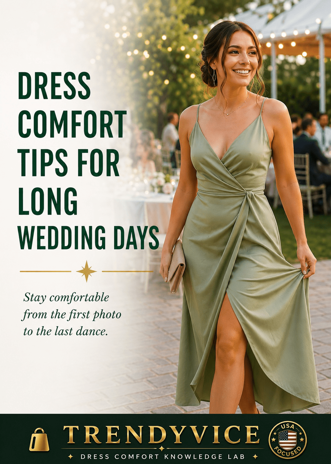 Dress Comfort Tips for Long Wedding Days - Trendy Vice