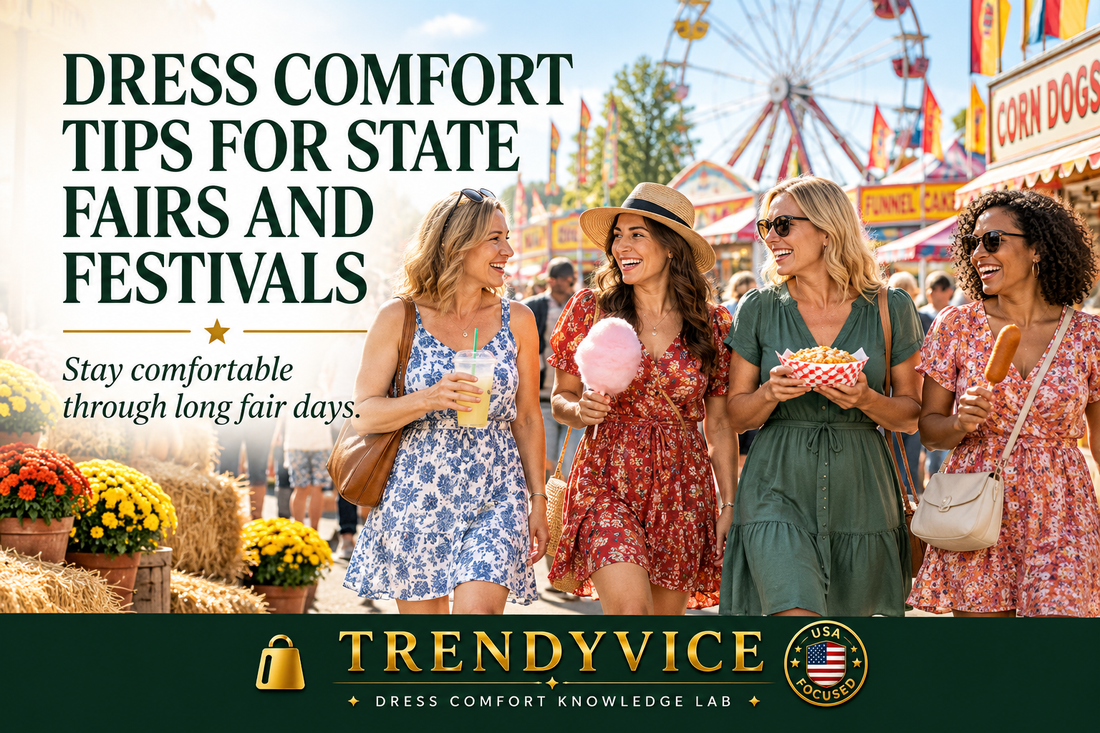 Dress Comfort Tips for State Fairs and Festivals - Trendyvice