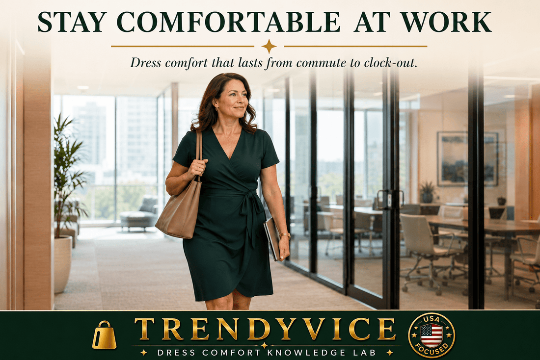 How to Stay Comfortable in Dresses at the Office - Trendy Vice