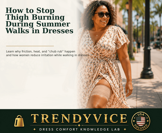 How to Stop Thigh Burning During Summer Walks in Dresses - Trendy Vice