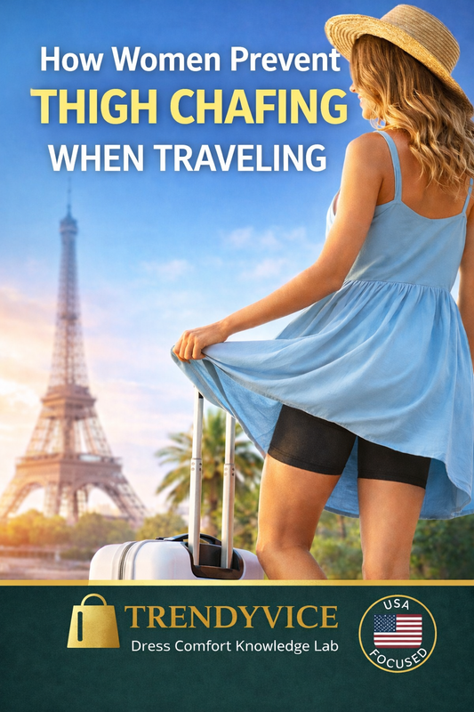 How Women Prevent Thigh Chafing When Traveling - Trendy Vice
