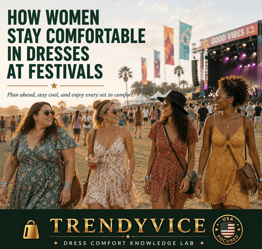 How Women Stay Comfortable in Dresses at Festivals - Trendyvice