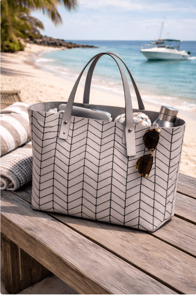 PU Tote Bags for Work,Beach and Marine Use - Trendy Vice