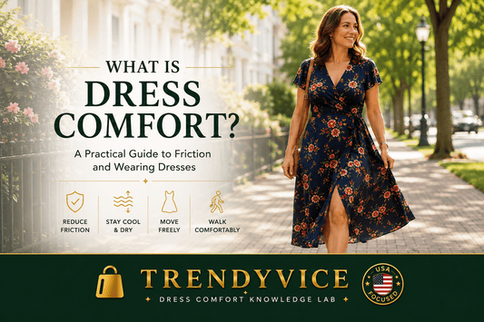 What Is Dress Comfort? A Practical Guide to Comfort, Friction, and Wearing Dresses - Trendy Vice