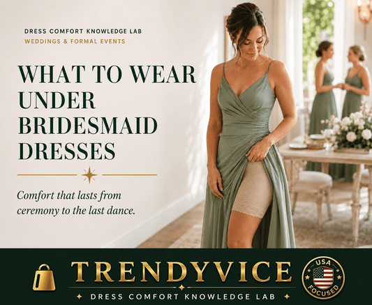 What to Wear Under Bridesmaid Dresses for Comfort - Trendy Vice