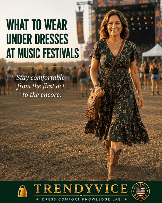 What to Wear Under Dresses at Music Festivals - Trendy Vice