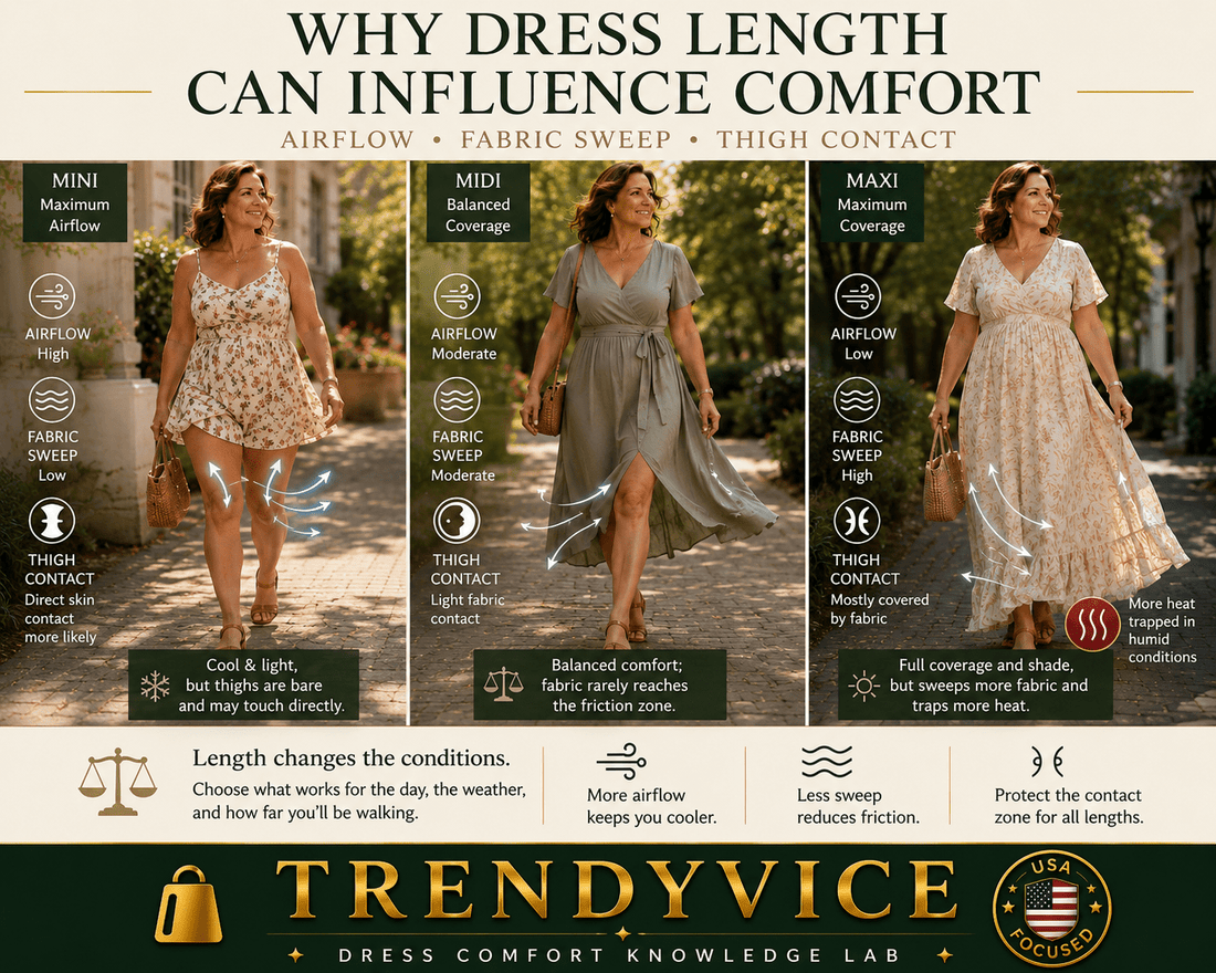 Why Dress Length Can Influence Comfort - Trendy Vice