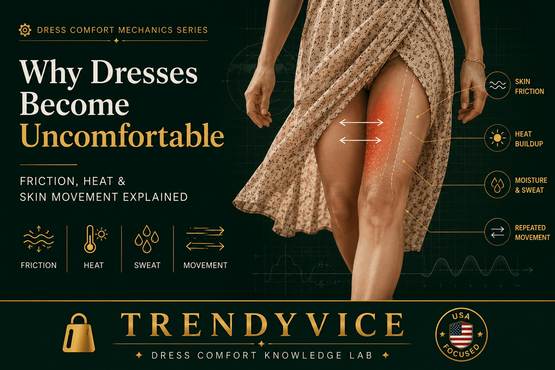 Why Dresses Become Uncomfortable: Friction, Heat, and Skin Movement Explained - Trendy Vice