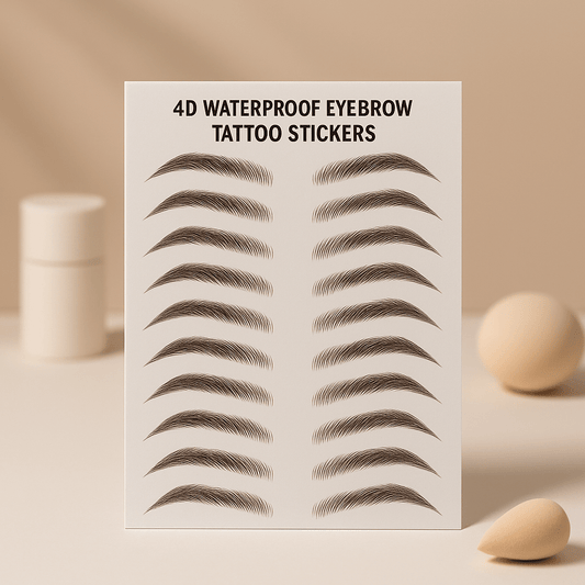 4D Waterproof Eyebrow Tattoo Stickers - premium - Trendyvice worldwide