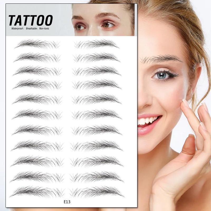 4D Waterproof Eyebrow Tattoo Stickers - premium - Trendyvice worldwide