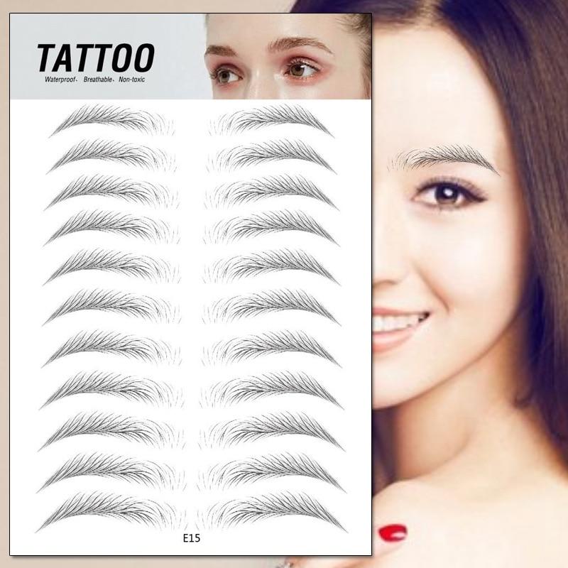 4D Waterproof Eyebrow Tattoo Stickers - premium - Trendyvice worldwide