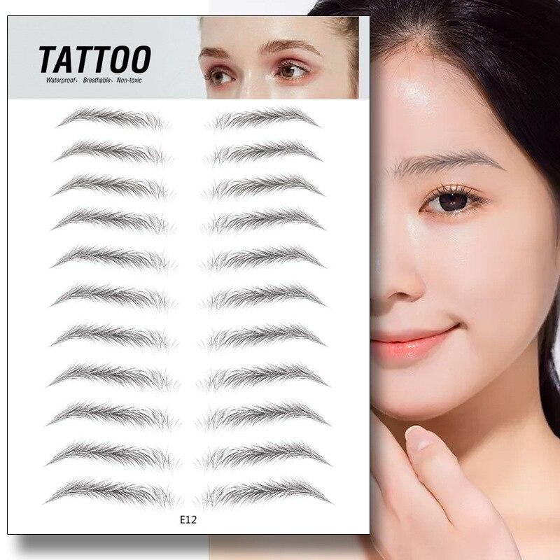 4D Waterproof Eyebrow Tattoo Stickers - premium - Trendyvice worldwide