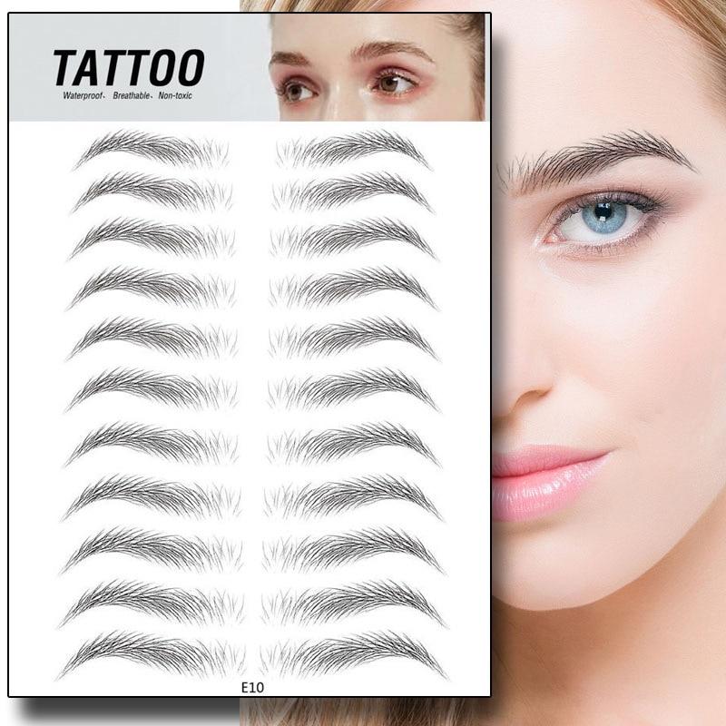 4D Waterproof Eyebrow Tattoo Stickers - premium - Trendyvice worldwide