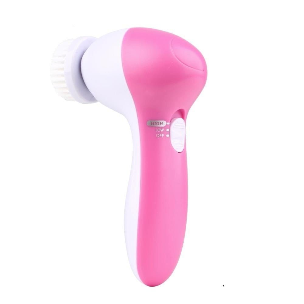 5 in 1 Electric Facial Cleansing Brush Set - premium - Trendyvice worldwide