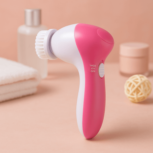 5 in 1 Electric Facial Cleansing Brush Set - premium - Trendyvice worldwide