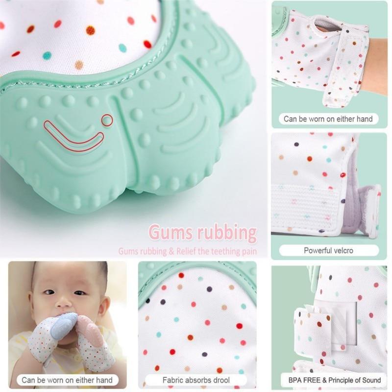 Baby Teething Glove – Soothing Mitten Toy - premium - Trendyvice worldwide