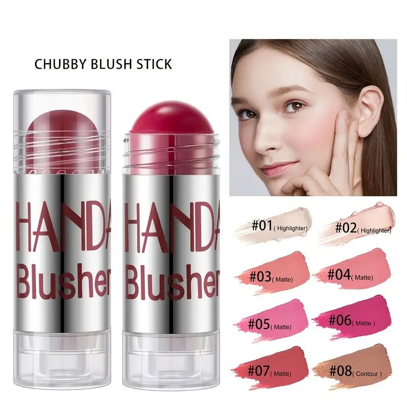 Chubby Blush Stick - Lightweight Cream Blush (All Day Wear) - premium Health & Beauty - Trendyvice worldwide