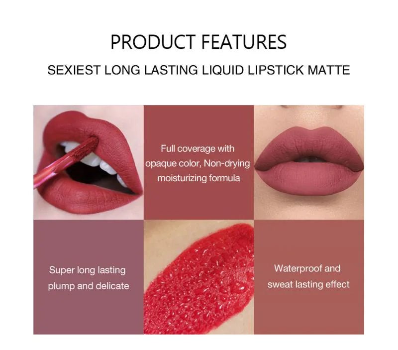 Matte Liquid Lipstick Set - premium lipstick - Trendyvice worldwide