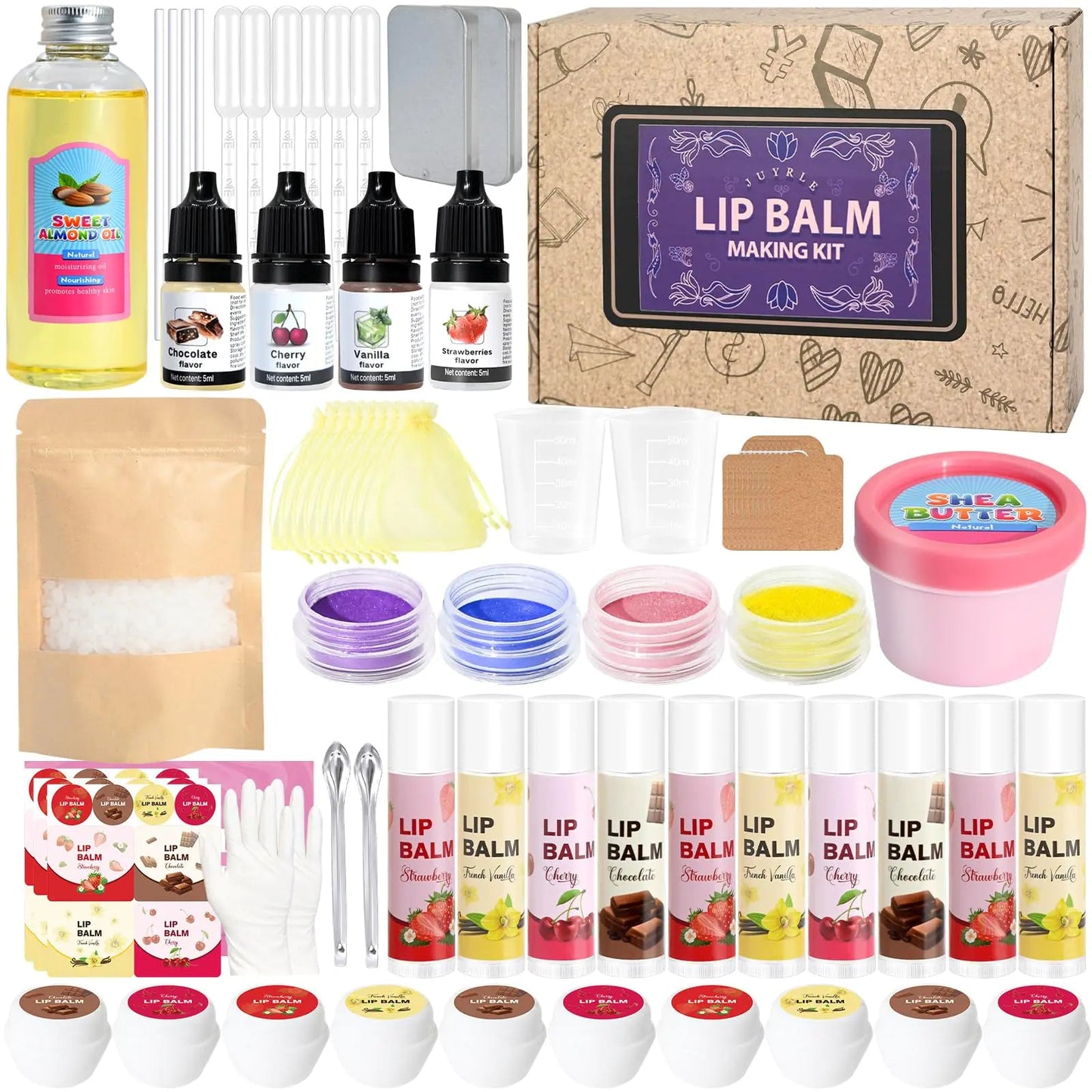 Object 067. Lip Balm Making Kit — Cosmetic Preparation Kit — unbranded object