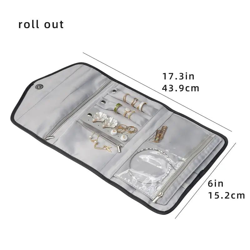 Object 401. Portable Jewelry Case — Jewelry Storage — unbranded object