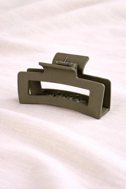 Object 406. Matte Hair Claw Clip Set (8 Pieces) — Hair Accessory — unbranded object