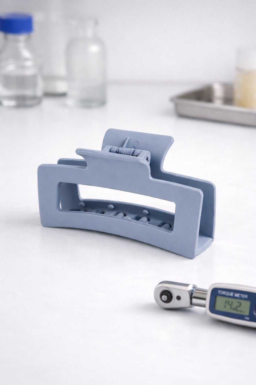 Object 406. Matte Hair Claw Clip Set (8 Pieces) — Hair Accessory — unbranded object