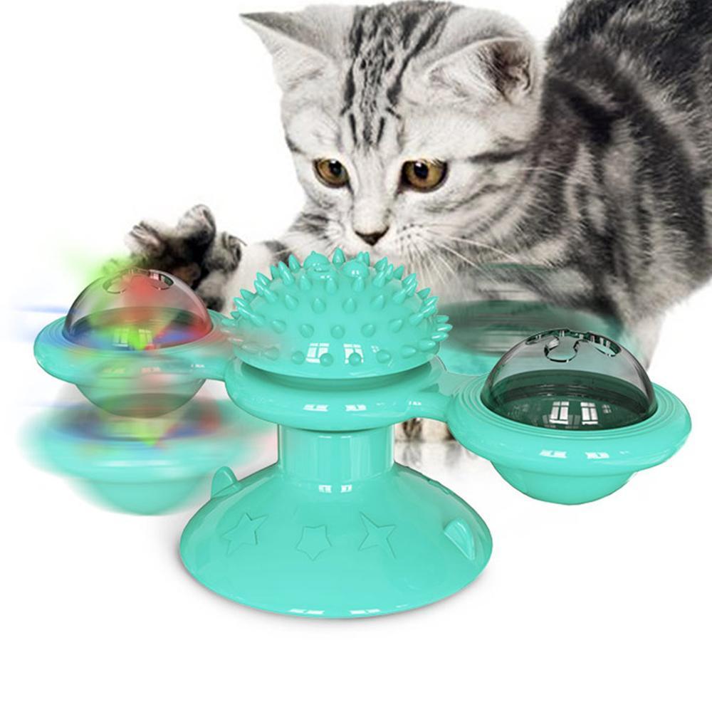 Scratch Hair Windmill Cat Toy - premium - Trendyvice worldwide