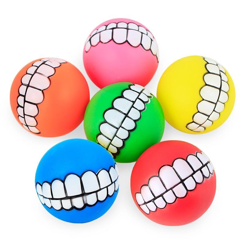 Squeaky Rubber Teeth Pet Toy - premium - Trendyvice worldwide